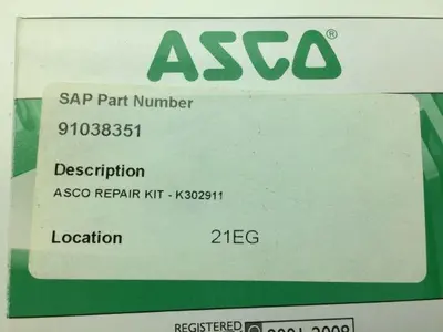 Asco Red Hat 302911 Repair Kit