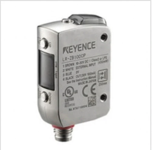 Keyence LR-ZB100C3P Self-Contained CMOS Laser Sensor, Rectangular w/M8 connector [New]