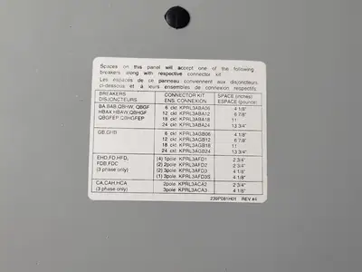 Used 2003 CUTLER-HAMMER POW-R-LINE 3A Switchgears British Columbia CA | Lenmark #1428796