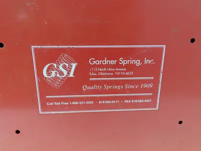 Gardner Spring Assorted Compression Spring Organizer 2 Drawer Tool Box Only