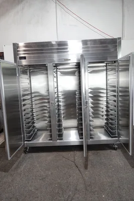 NEW TRAULSEN THREE SECTION SELF CONTAINED PASS-THRU REFRIGERATOR MODEL RHT332NPUT-FHS