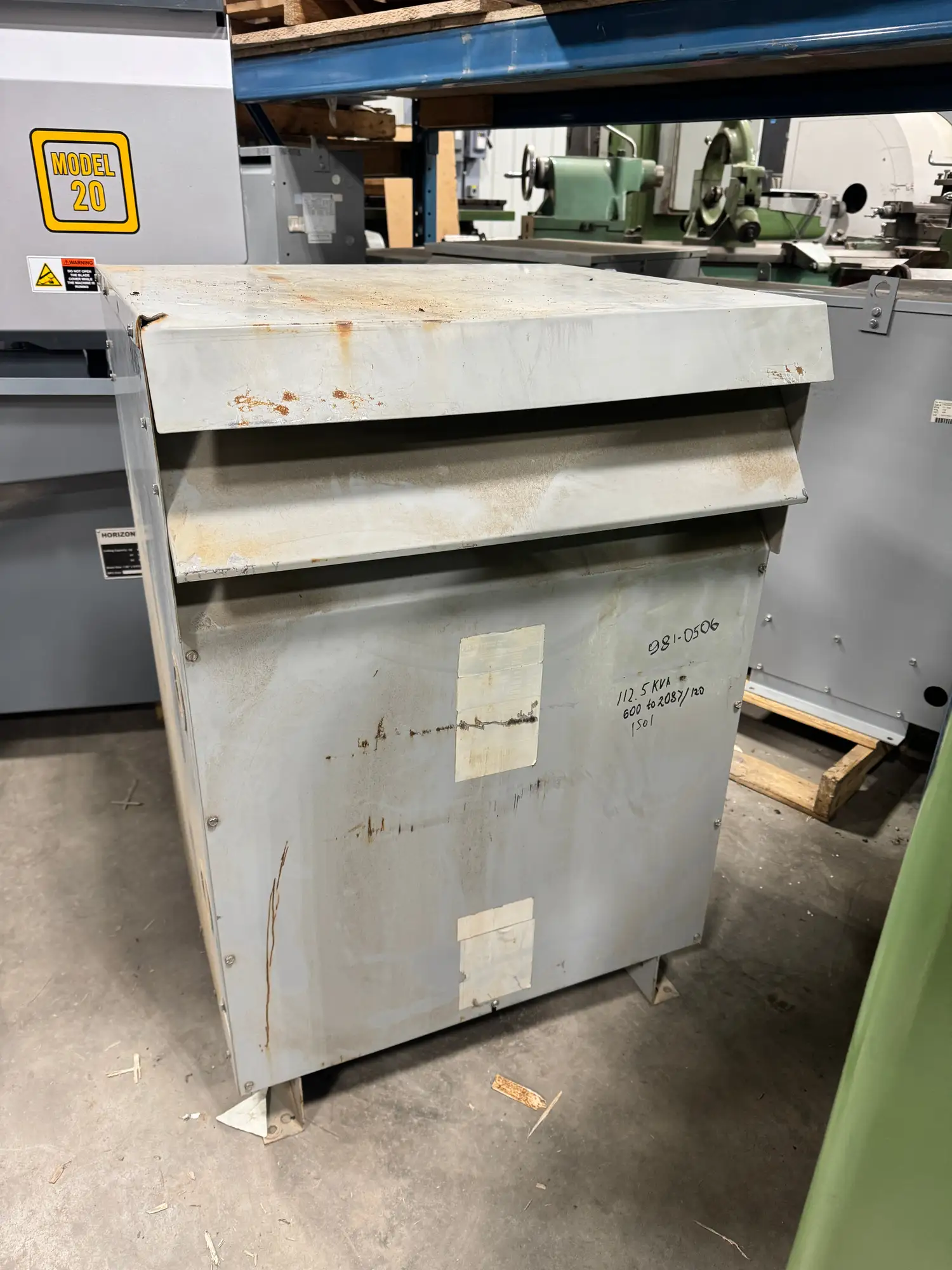 112.5 KVA 600V to 208/120V Isolation Transformer