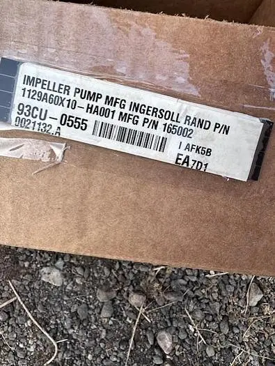 Ingersoll Rand Impeller Pump PN 1129A60X10-HA001