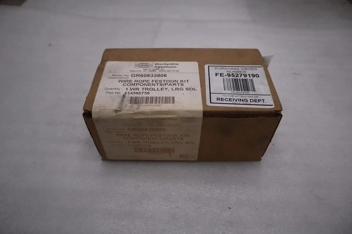NEW HUBBELL WIRE ROPE FESTOON TOW CLAMP KIT GR60833806 STK 5660CC
