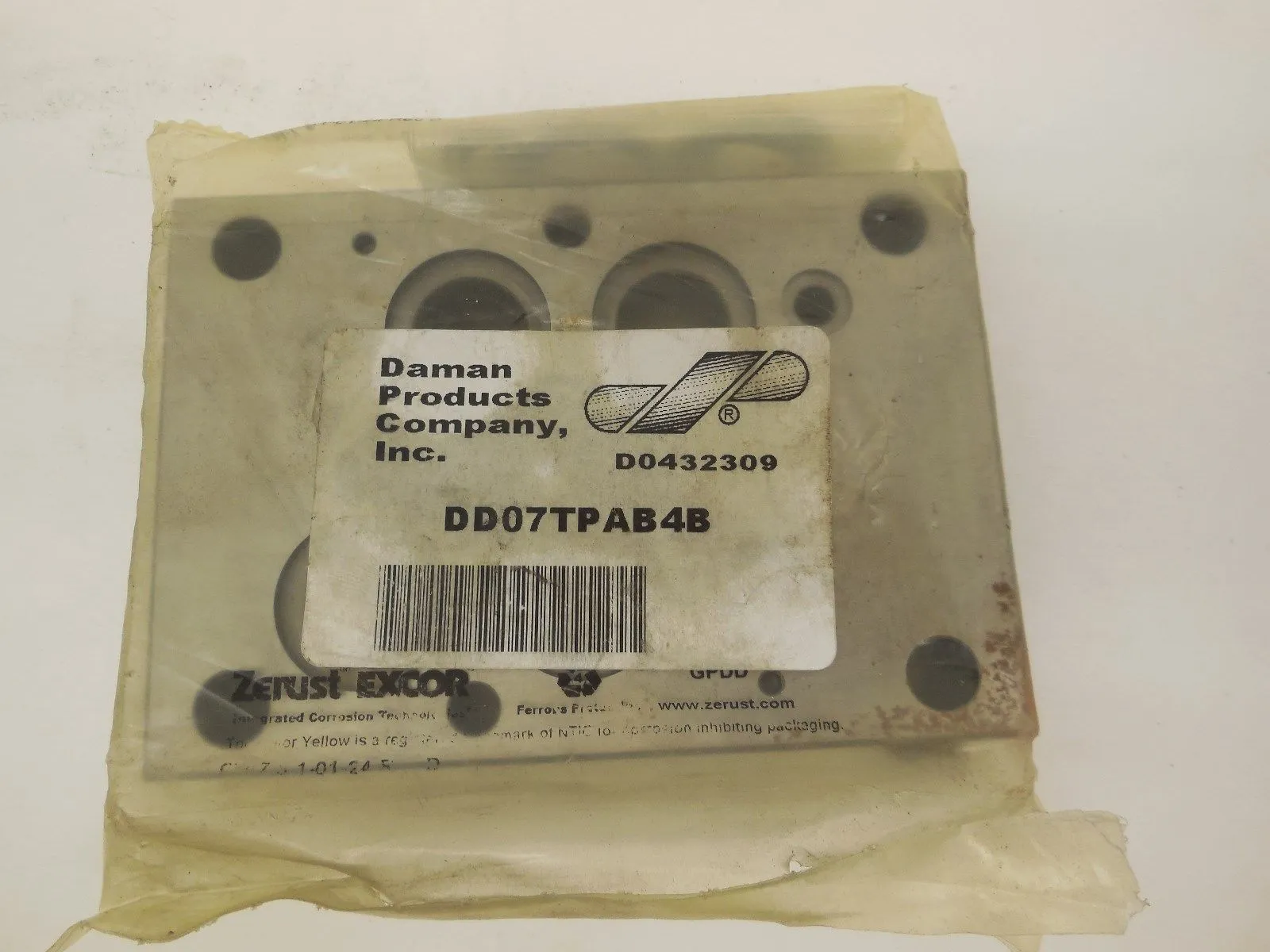 NEW DAMAN PRODUCTS DD07TPAB4B TAPPING PLATE