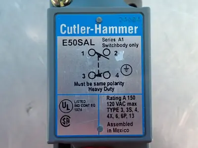 Used CUTLERHAMMER E50SAL Relays & Switches Ohio US | HGR 24 #798761