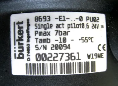 USED Burkert 8693
