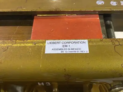 Used LIEBERT CORP EM-1 IND. ISOLATION TRANSFORMER 12-794446-01 Transformers Michigan US | Maverick Industrial Sales #1092994