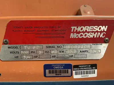 Used THORESON MCCOSH INC TD 600 Misc Plastics Equipment Ohio US | HGR 24 #1446029