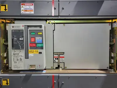Low Voltage PDC / Switchgear Section, (2) 4000A & (5) 1200A Cutler-Hammer Magnum DS Breakers, 600V 3PH