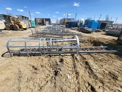 17ft. Steel Caged Ladder