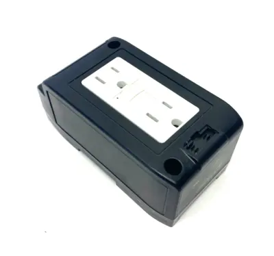 USED MURRELEKTRONIK DUPLEX POWER SOCKET NEMA (GFCI) FOR DIN RAIL