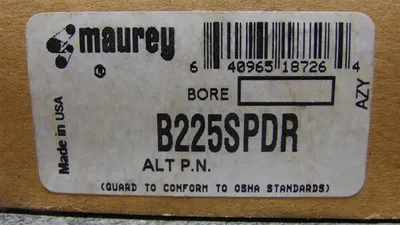 Maurey B225SPDR Spider Compression Unit New NIB