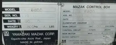 USED 2005 MAZAK FH-8800