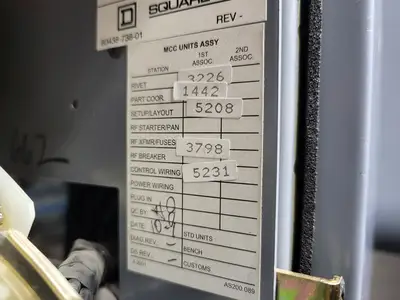 USED SQUARE D MODEL 6