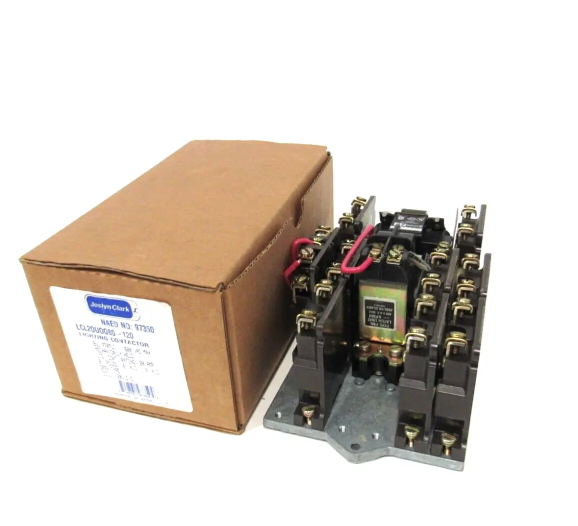 NEW JOSLYN CLARK LCL20U0080-120 LIGHTING CONTACTOR LCL20U0080120