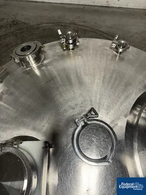 USED Precision 1,200 Liter Precision Stainless Reactor, 316L S/S, 45/100#