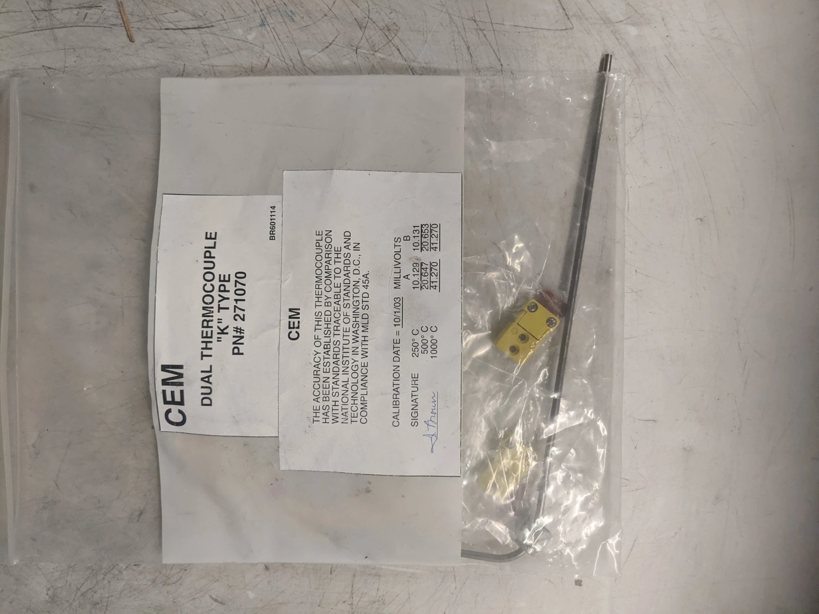 CEM 271070 Dual Thermocouple