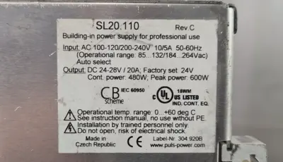 Puls SL20.110 Power Supply (BIN524)
