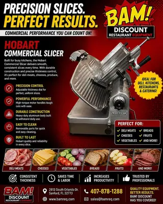 Used HOBART 1712E Slicers / Dicers / Cutters Florida US | BAM Discount Restaurant Equipment #1230712