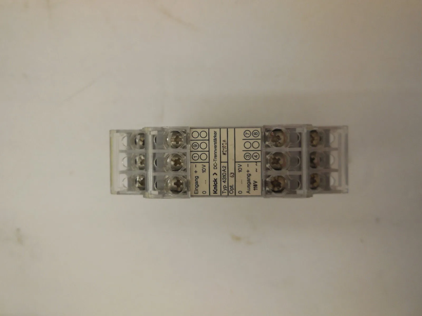 KNICK 4310-A2 ISOLATION AMPLIFIER 4310A2