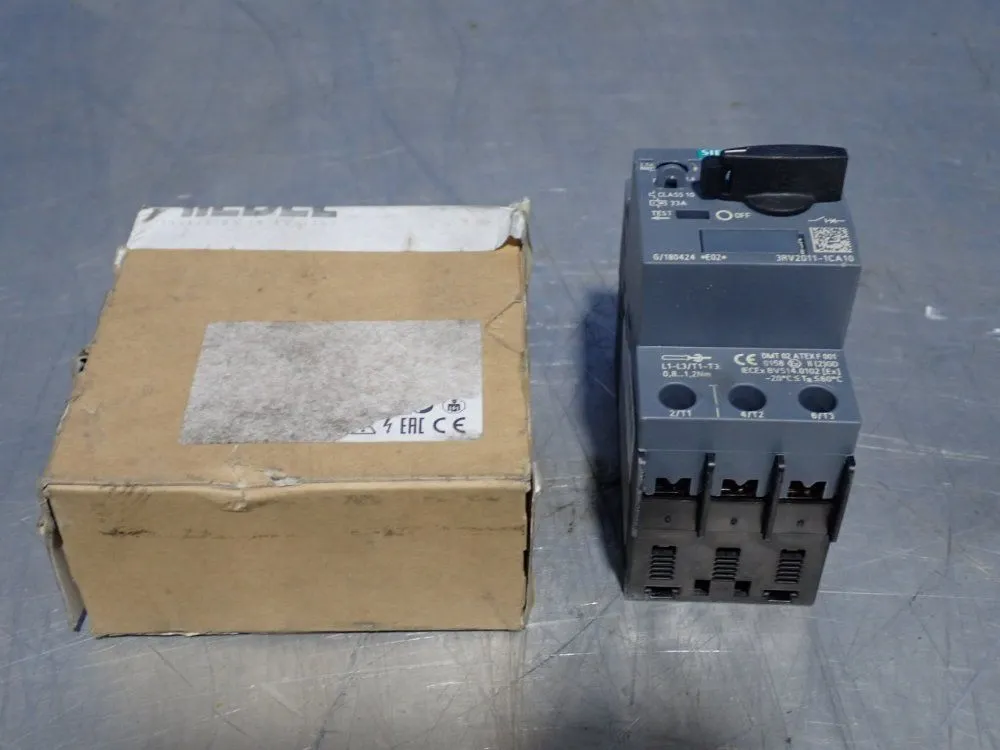 New | in-Stock SIEMENS 3RV20111CA10 Circuit Breakers | HGR 24 #731918