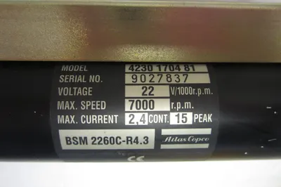 ATLAS COPCO 4230-1704-81 NUTRUNNER 4230170481