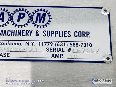 NEW APM MACHINERY VCBSDM 1/4TX  12X5EXT