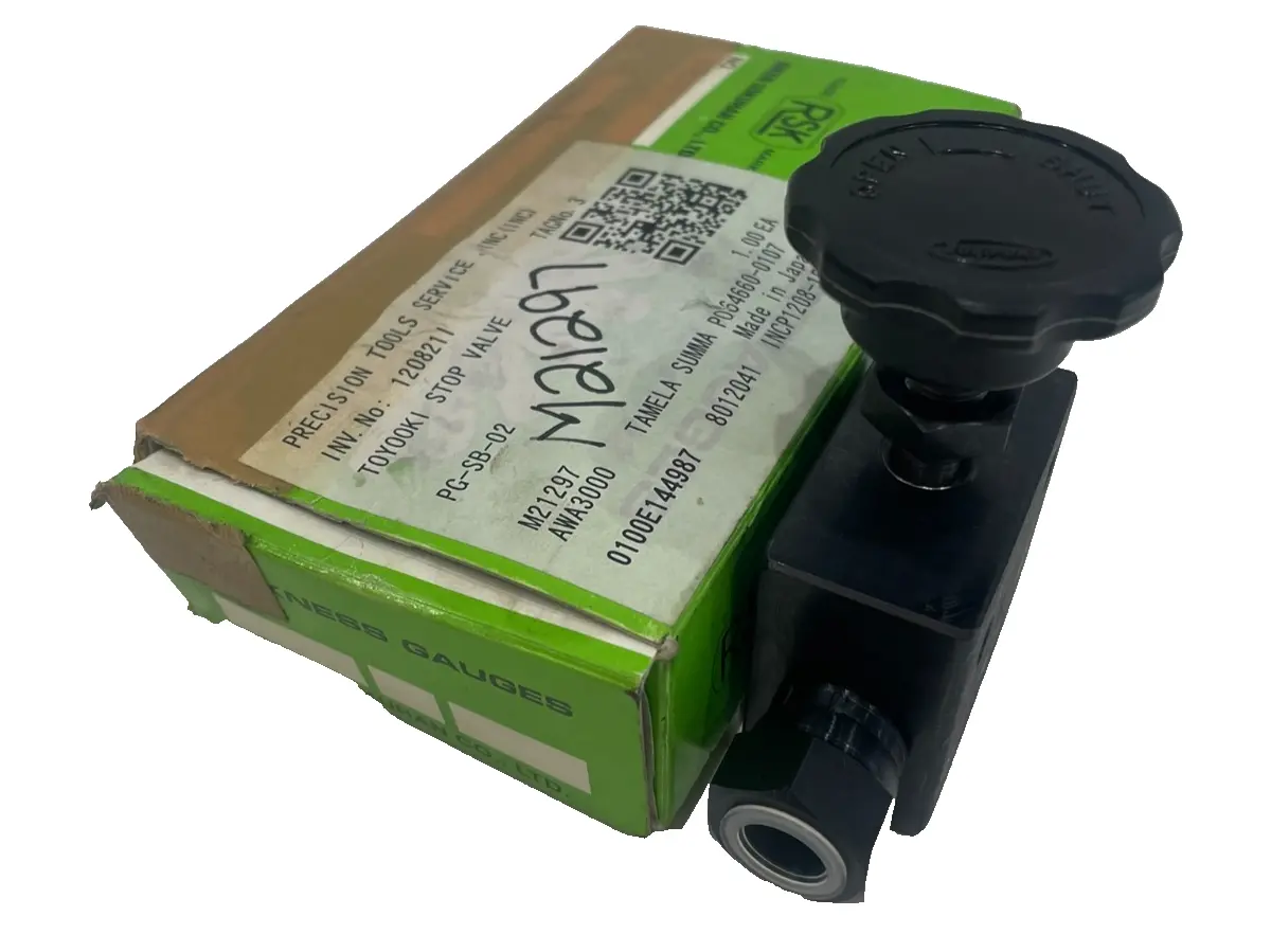 NEW TOYOOKI PG-SB-02 STOP VALVE PGSB02