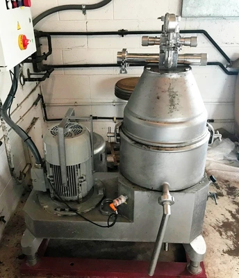Andritz-Frautech CN 21T solid bowl cold milk concentrator, SS.