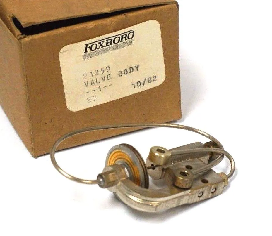NEW FOXBORO 21259 VALVE BODY