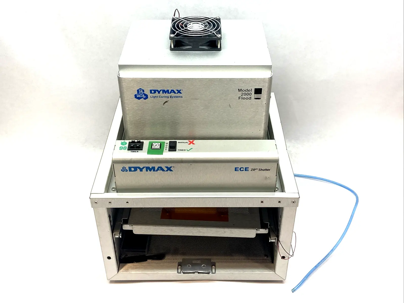 Used Dymax UV Curing Flood Lamp w/ Zip Shutter & EC Lightshield UV Curing Systems Michigan US | Maverick Industrial Sales #1402183