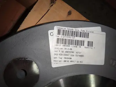 Flowserve 8M193 Wear plate
