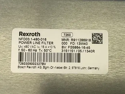 New | in-Stock REXROTH NFD03.1480016 Filters Ohio US | HGR 24 #1263364