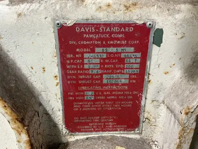 Used DAVIS STANDARD DS 2.5 M5 Misc Plastics Equipment Ohio US | HGR 24 #1453557