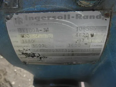 USED INGERSOLL RAND 3X10DA-14