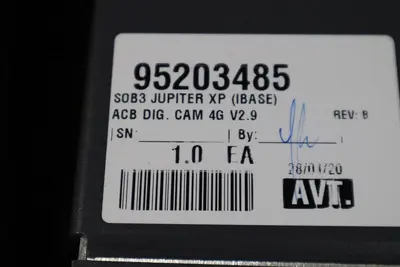 AVT 95203485 SOB3 JUPITER XP (IBASE) ACB DIG. CAM 4G V2.9 STOCK 1442A