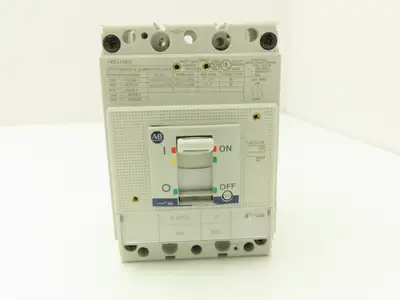 Allen Bradley 140GH3C3C60 60A Circuit Breaker 480V 3PH Molded Case 3 pole Ser. A