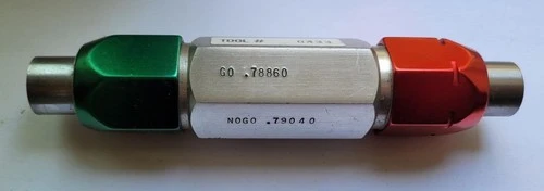 GO & NO GO Thread Plug Gage GO P.D. .78860 & NOGO P.D. .79040