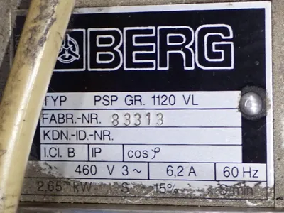 Used BERG PSV Miscellaneous MRO Ohio US | HGR 24 #887247