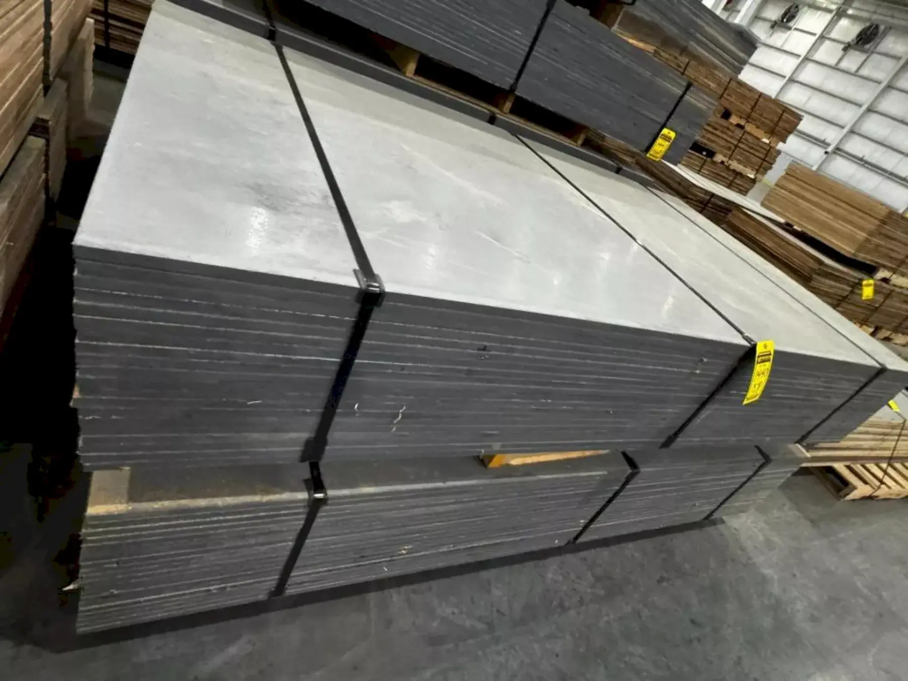 8' X 4'-6" LONG PLYWOOD FLOOR BOARDS WITH ANTI-SLIP RESIN COVERING: YOBRO #24878