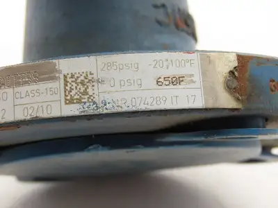 JC Trueline 715AITT99 Steel 2-Way Ball Valve 2" Flanged 150# Reduced Port