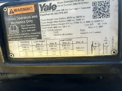 Used 2021 YALE ERP030VT Misc Forklifts Illinois US | Somerset Equipment Sales #1542831