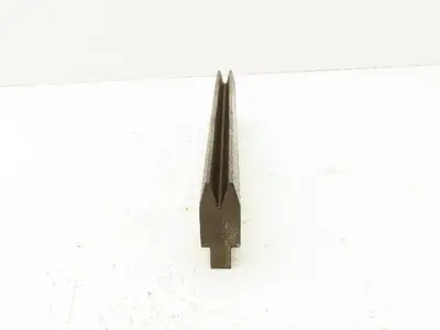 Press Brake Die 11" Long 30° V 7/16" W 5/8" D 1-3/8" H 1/2" Tang