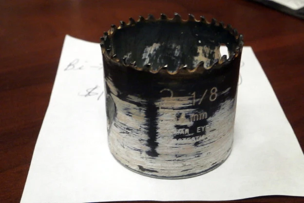Used 2 1/8" (54mm) Bi-Metal Hole Saw