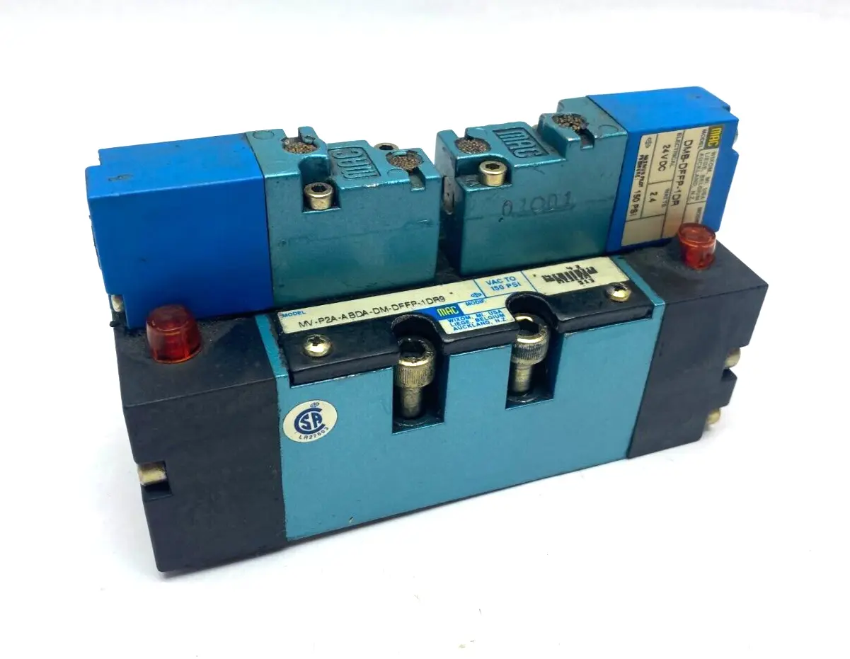 MV-P2A-ABDA-DM-DFFP-1DR9 | MAC Valves  Solenoid Valve VAC to 150psi - Used