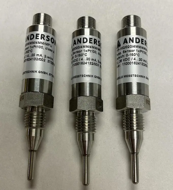 New | in-Stock ANDERSON-NEGELE 1XPT100 Sensors | Surplus Asset Holdings #1206533