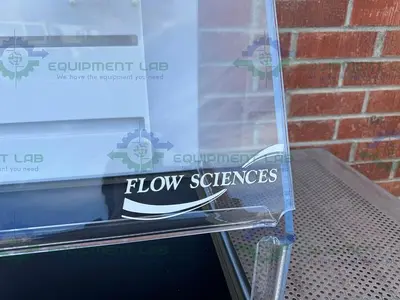 USED FLOW SCIENCES FS2015 BKGVA 3 FT TOP MOUNT VENTED BALANCE SAFETY ENCLOSURE