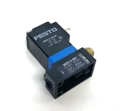 Used Festo Solenoid Actuated Valve 3/2-way Direct Acting 15341 Solenoid Valves Michigan US | Maverick Industrial Sales #1397924