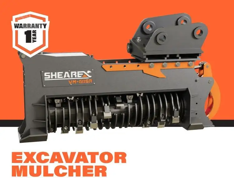 New | in-Stock SHEAREX VM-50SR Forestry Grinders Georgia US | National Equipment Dealers #1453978